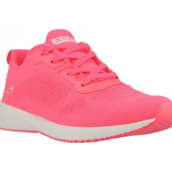 Baskets*Skechers Bobs Squad Glowrider Npnk